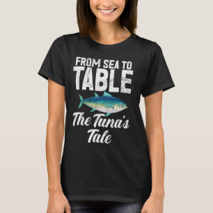 Camiseta De Mar a Mesa La Historia del Atún Tunau2019 Pesca