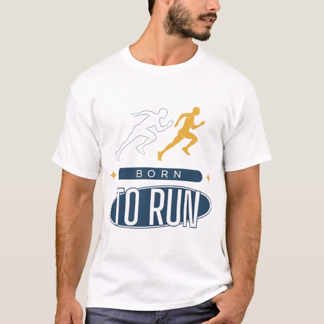 Camiseta de maratón Duotone Born To Run (Anverso)