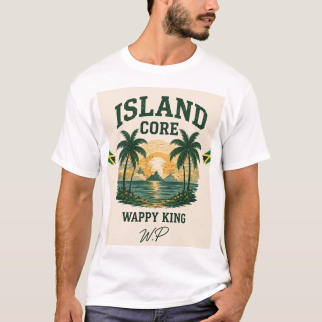 Camiseta de marca de lujo de Jamaica (Anverso)