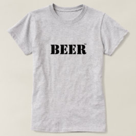 Camiseta de Marca Registrada de Cerveza