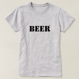 Camiseta de Marca Registrada de Cerveza