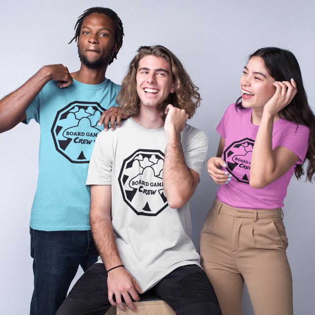 Camiseta de marco negro de la tripulación de juego (Subido por el creador)