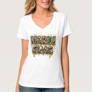 Camiseta de Mardi Gras Goteante – Cel de Carnaval 
