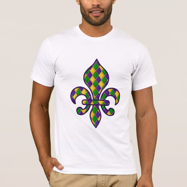 Camiseta de Mardi Gras para hombre (Anverso)