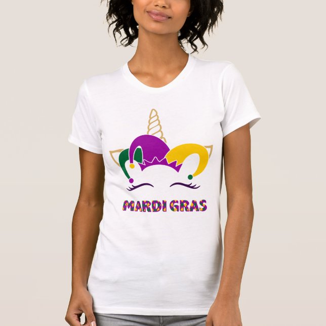 Camiseta de Mardi Gras Unicorn (Anverso)