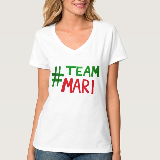Camiseta de Mari del #Team (Anverso)