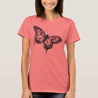 camiseta de mariposa