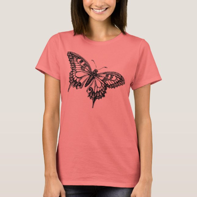 camiseta de mariposa (Anverso)