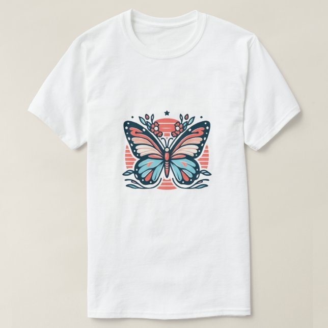 Camiseta de mariposa (Diseño del anverso)