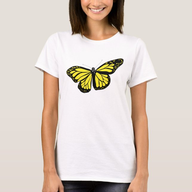 Camiseta de mariposa amarilla (Anverso)