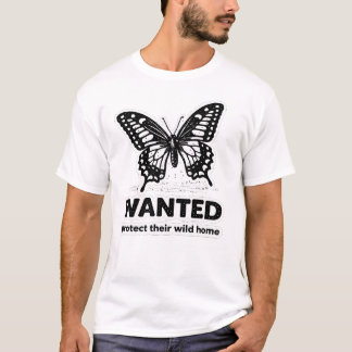 Camiseta de mariposa cola de golondrina regalo par