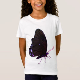 Camiseta de mariposa con Chicas rosados, morados y