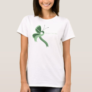 Camiseta de mariposa con lazo de concienciación ve