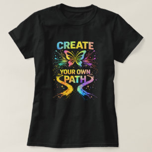 Camiseta de mariposa Create Your Own Path 0047717