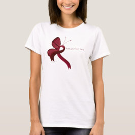 Camiseta de mariposa de la cinta para la toma de c