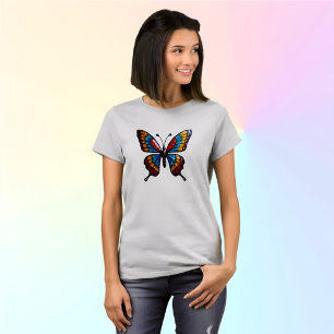 Camiseta de mariposa de Mosaic