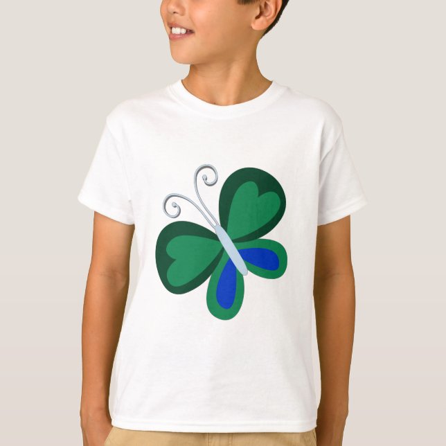 Camiseta de Mariposa Verde (Anverso)
