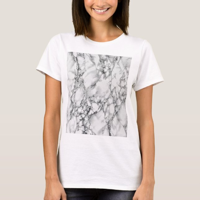 Camiseta de mármol blanco (Anverso)