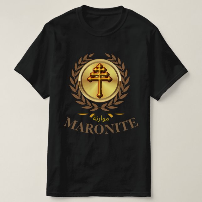 Camiseta de MARONITE (Cruz Oficial) (Diseño del anverso)