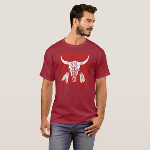 Camiseta de marrón del baile fantasma rojo