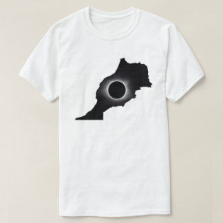 Camiseta de Marruecos para el eclipse solar total