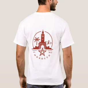 Camiseta de Marruecos   Ropa de calle de viaje