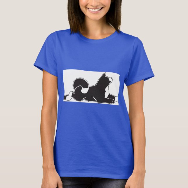 Camiseta de MARTE Akita de las mujeres de la (Anverso)