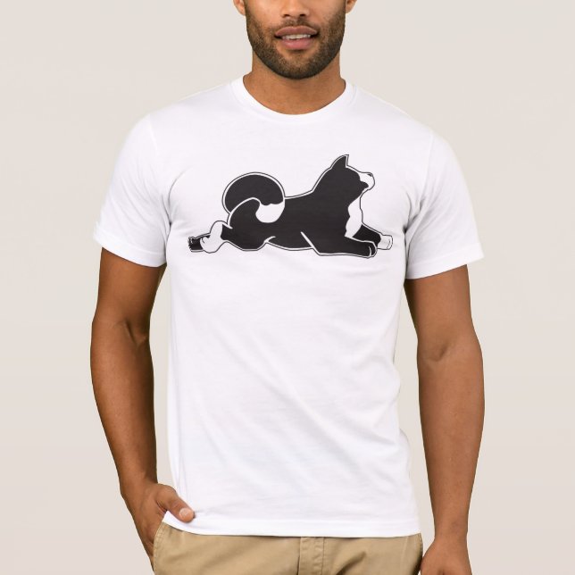 Camiseta de MARTE Akita de los hombres (Anverso)