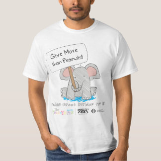 Camiseta ¡Dé más que los cacahuetes!