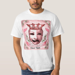 Camiseta de máscara de actor Drama Queen