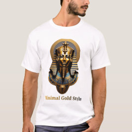 * Camiseta de Máscara de Oro Minimalista – Ropa Ca