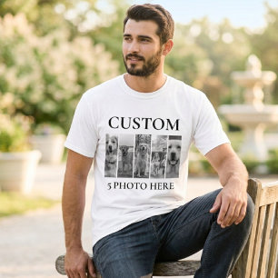 Camiseta de mascota con foto personalizada, Camise