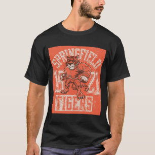 Camiseta de mascota Vintage de los Tigres de Sprin