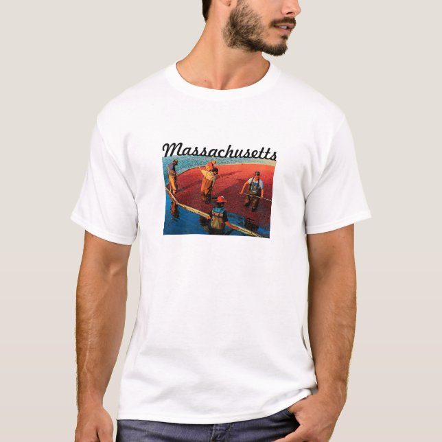 Camiseta de Massachusetts (arándano) (Anverso)