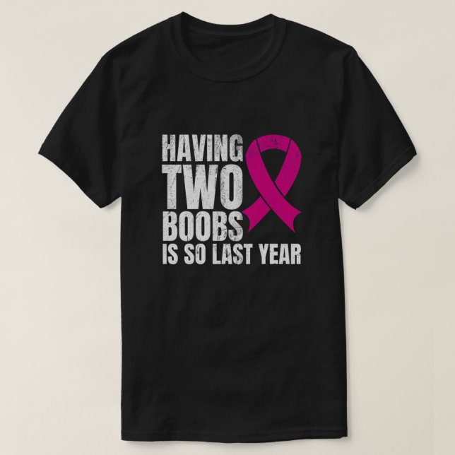 Camiseta de mastectomía divertida (Diseño del anverso)