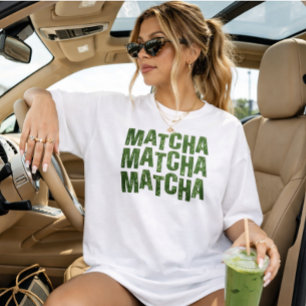 Camiseta de Matcha Latte de Té Verde, camiseta MAT
