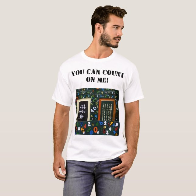 Camiseta de matemáticas (Anverso completo)