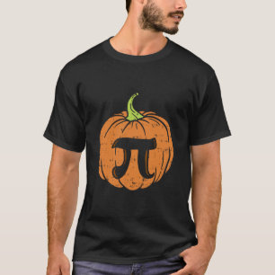 Camiseta de Matemáticas de Calabaza Pi Halloween D