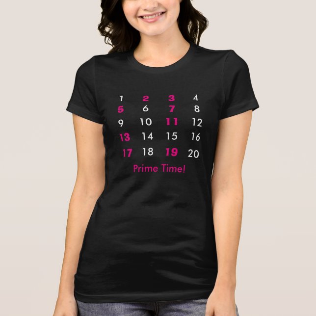 Camiseta de matemáticas de hora punta (Anverso)