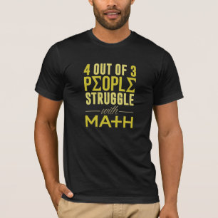 Camiseta de matemáticas divertida