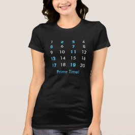 Camiseta de matemáticas en horario estelar