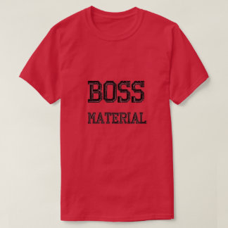 Camiseta de material de jefe