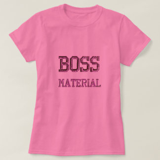 Camiseta de material de jefe