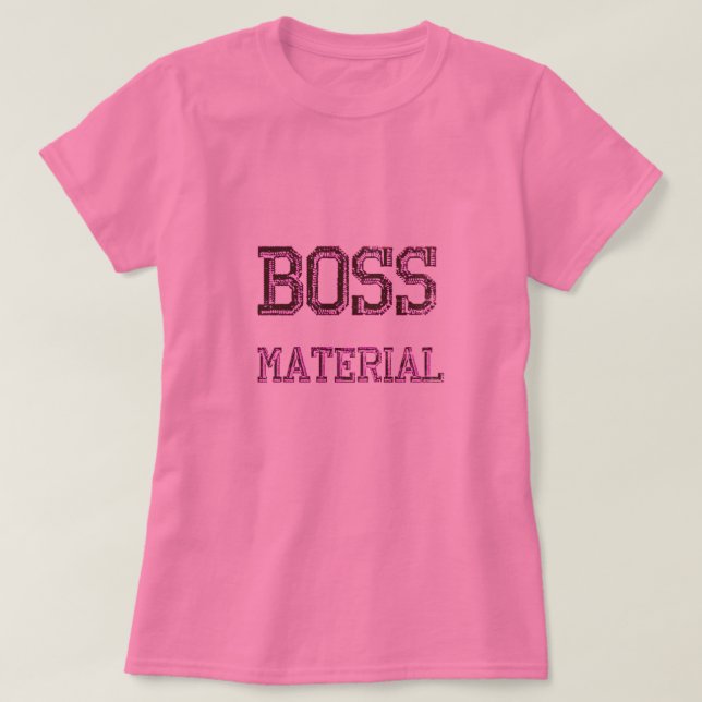 Camiseta de material de jefe (Diseño del anverso)