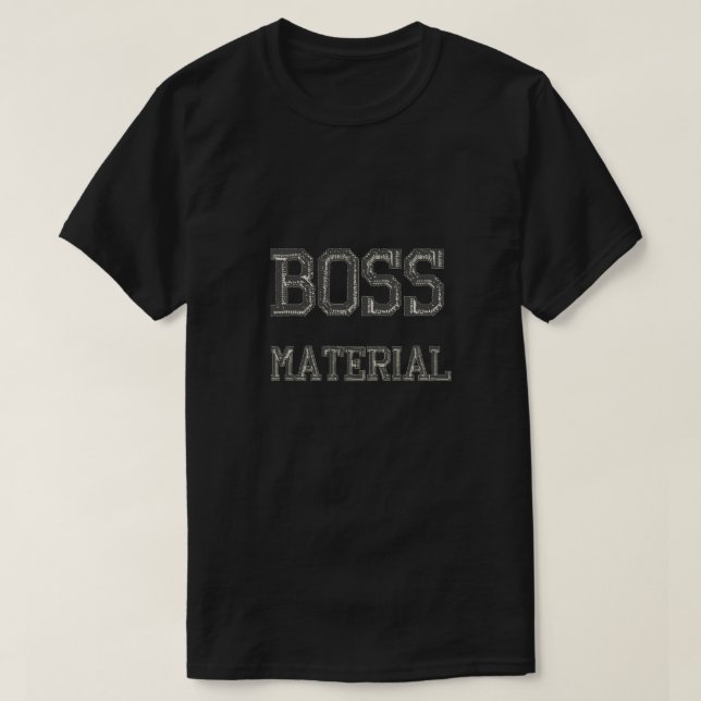 Camiseta de material de jefe (Diseño del anverso)