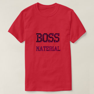 Camiseta de material de jefe