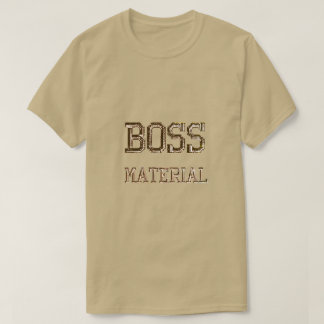 Camiseta de material de jefe