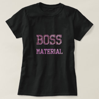 Camiseta de material de jefe