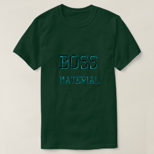 Camiseta de material de jefe