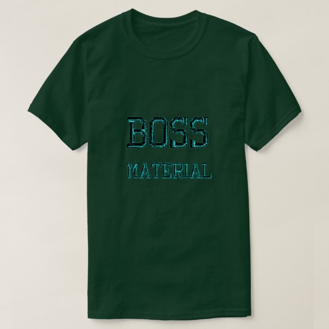 Camiseta de material de jefe (Diseño del anverso)